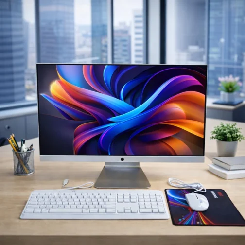 Computador All in One 23,8" FHD i5-8250U SSD 128GB + 500GB HDD 16GB RAM - Imagem 3