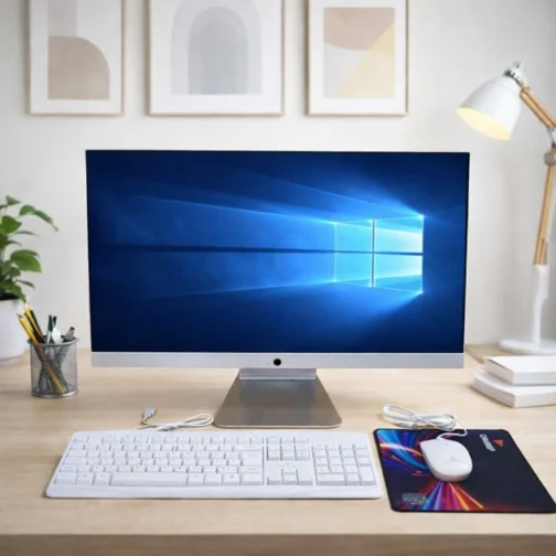 Computador All in One 23,8" FHD i5-8250U SSD 128GB + 500GB HDD 16GB RAM - Imagem 5