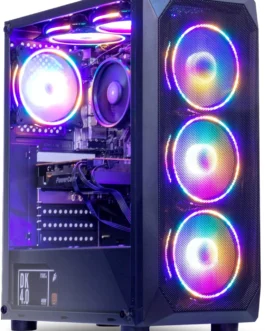 MXZ Computador PC para jogos R5 3500X, RX6500XT, 8G DDR4, NVME 500G, A520, 6RGB, Win 11 Pro pronto para usar, computador desktop gamer (R5 3500X| RX6500XT)