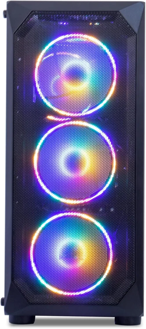 MXZ Computador PC para jogos R5 3500X, RX6500XT, 8G DDR4, NVME 500G, A520, 6RGB, Win 11 Pro pronto para usar, computador desktop gamer (R5 3500X| RX6500XT) - Imagem 3