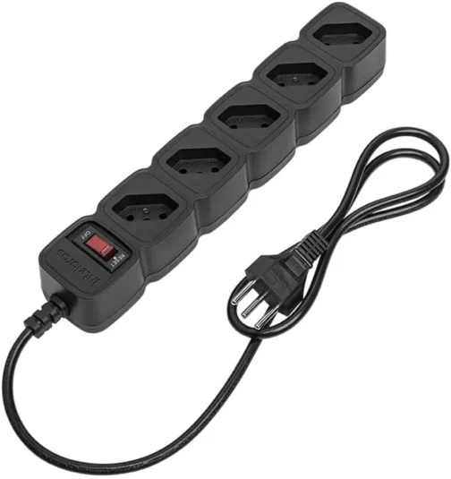 Protetor Eletrônico Filtro de Linha com 5 tomadas EPE 205 Preto Intelbras - Imagem 2