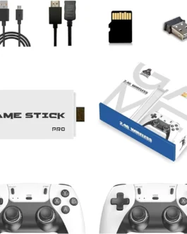 Console GameStick M15 4K 64GB Retro 20 Mil Jogos + 2 Controles Sem Fio HDMI – Emuladores dos Melhores Games Já Produzidos – PRESENTE DIA DAS CRIANÇAS