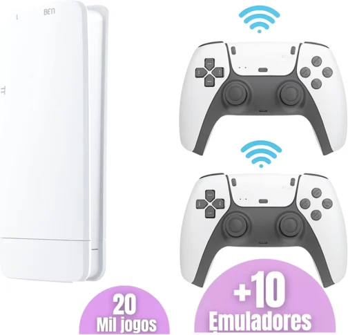 Console GameStick M15 4K 64GB Retro 20 Mil Jogos + 2 Controles Sem Fio HDMI - Emuladores dos Melhores Games Já Produzidos - PRESENTE DIA DAS CRIANÇAS - Imagem 4