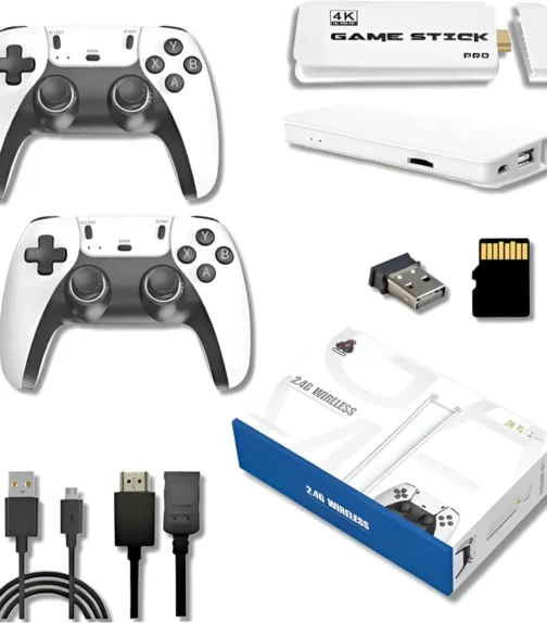 Console GameStick M15 4K 64GB Retro 20 Mil Jogos + 2 Controles Sem Fio HDMI - Emuladores dos Melhores Games Já Produzidos - PRESENTE DIA DAS CRIANÇAS - Imagem 9