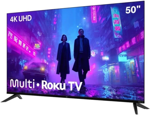 Smart TV 50" Roku Multi 4K Compatível com Alexa e Google Home - Imagem 4