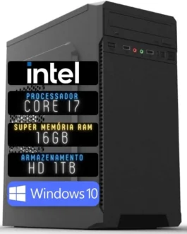 Computador 3green Desktop Intel Core i7 16GB HD 1TB Windows 10 3D-030