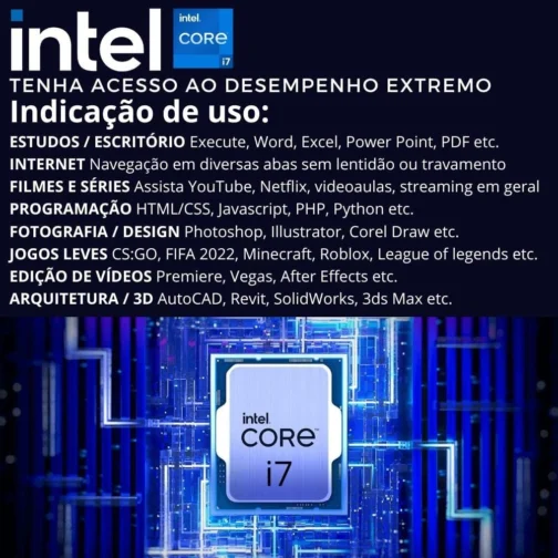 Computador 3green Desktop Intel Core i7 16GB HD 1TB Windows 10 3D-030 - Imagem 3