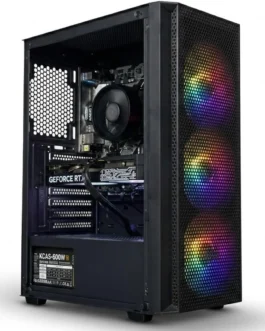 PC Gamer Titan Ryzen 7 5700G, 16GB RAM, SSD NVMe 1TB, RTX 5060 8GB, 3 Fans RGB