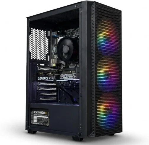 PC Gamer Titan Ryzen 7 5700G, 16GB RAM, SSD NVMe 1TB, RTX 5060 8GB, 3 Fans RGB - Imagem 2