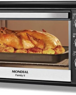 MONDIAL Forno Elétrico 42L Family II, Preto/Inox, 1600W, 110V – FRN-42-B