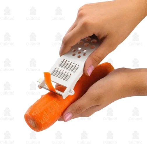 Descascador Fatiador 5 em 1, Branco, 2 Peças CULINNÁ - Imagem 3