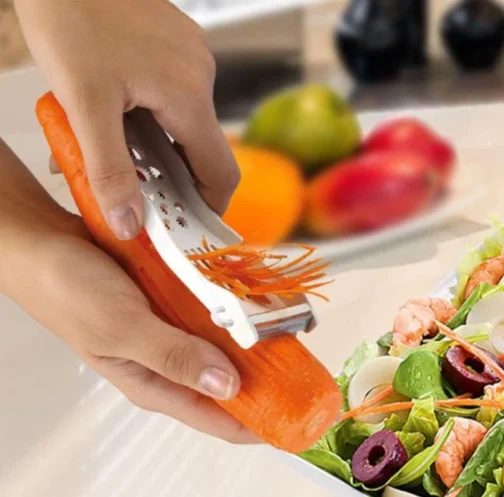 Descascador Fatiador 5 em 1, Branco, 2 Peças CULINNÁ - Imagem 8