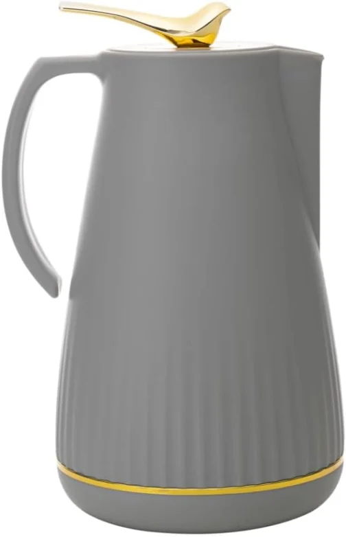 WOLFF - Garrafa Térmica de Plástico New Bird Cinza 1L - Imagem 3