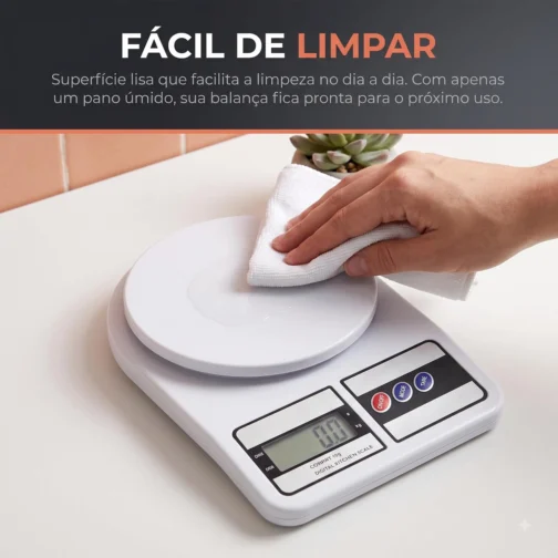 Balança de Cozinha Digital 10kg Precisão 1g com Tare Display LCD Balança Digital para Confeitaria Dieta Nutrição Fitness Ingredientes Farinha Açúcar Carne Alimentos Receita Bolo SF-400 - Imagem 5
