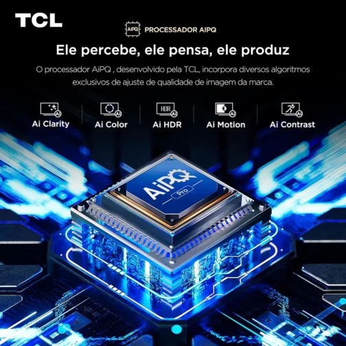 Smart TV TCL 50 Polegadas QD-Mini LED 4K C6KS WiFi Bluetooth Google TV HDR10+ Dolby Atmos 50C6KS - Imagem 8