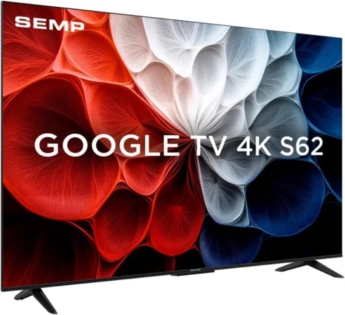 Smart TV Semp 43 Polegadas LED HVA 4K S62 WiFi Bluetooth Google TV 3 HDMI HDR10+ Dolby Audio 43S62 - Imagem 4