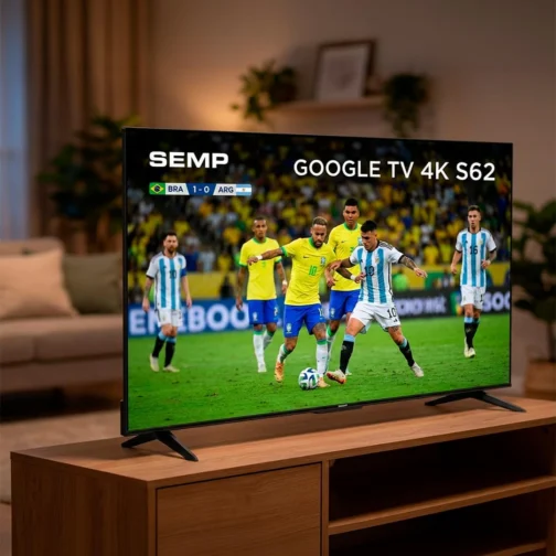 Smart TV Semp 43 Polegadas LED HVA 4K S62 WiFi Bluetooth Google TV 3 HDMI HDR10+ Dolby Audio 43S62 - Imagem 9