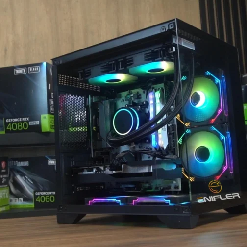 AMD PC Gamer Completo Ryzen 5 5500, RX 6600, 16GB DDR4, SSD 480GB, 600W 80 Plus, Windows 11 Pro, PCRX008-E - Imagem 4