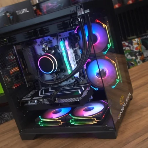 AMD PC Gamer Completo Ryzen 5 5500, RX 6600, 16GB DDR4, SSD 480GB, 600W 80 Plus, Windows 11 Pro, PCRX008-E - Imagem 5
