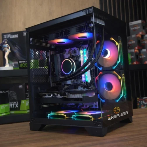 AMD PC Gamer Completo Ryzen 5 5500, RX 6600, 16GB DDR4, SSD 480GB, 600W 80 Plus, Windows 11 Pro, PCRX008-E - Imagem 6
