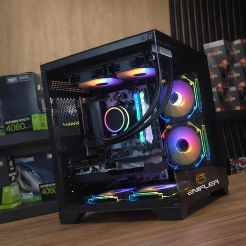 AMD PC Gamer Completo Ryzen 5 5500, RX 6600, 16GB DDR4, SSD 480GB, 600W 80 Plus, Windows 11 Pro, PCRX008-E - Imagem 7