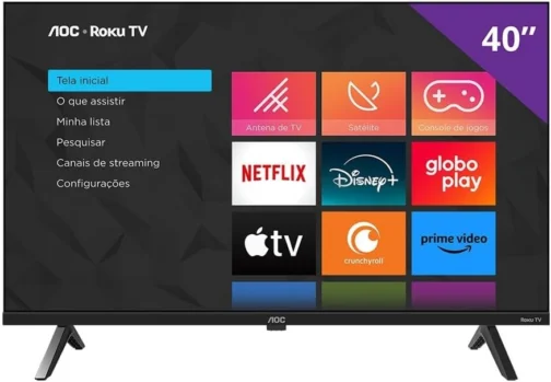 Smart TV 40" AOC Roku TV DLED Full HD 40S5045/78G - Bivolt - Imagem 2