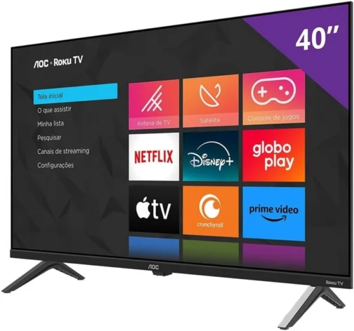 Smart TV 40" AOC Roku TV DLED Full HD 40S5045/78G - Bivolt - Imagem 3