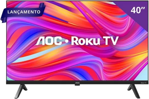Smart TV 40" AOC Roku TV DLED Full HD 40S5045/78G - Bivolt - Imagem 5