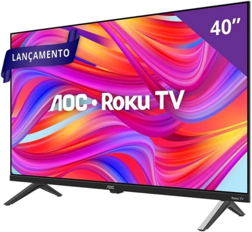 Smart TV 40" AOC Roku TV DLED Full HD 40S5045/78G - Bivolt - Imagem 6