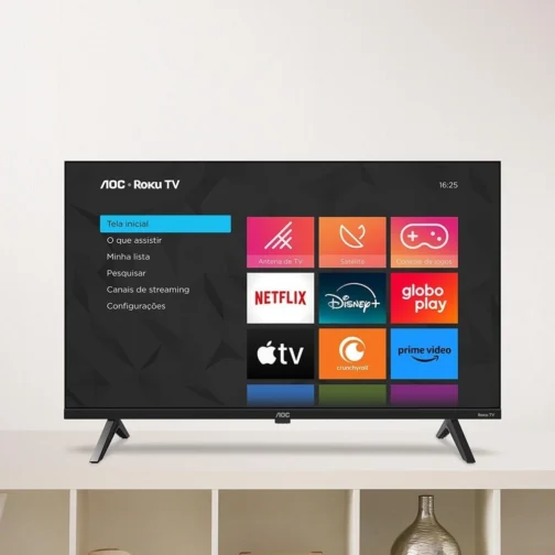 Smart TV 40" AOC Roku TV DLED Full HD 40S5045/78G - Bivolt - Imagem 10