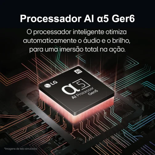 Smart TV 43" LG Full HD 43LR6700 Processador α5 Ger6 AI Alexa integrado LG Channels webOS 23 compatível com Controle Smart Magic - Imagem 5