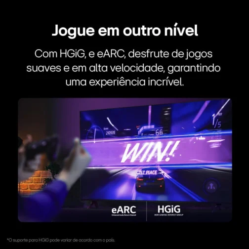 Smart TV 43" LG Full HD 43LR6700 Processador α5 Ger6 AI Alexa integrado LG Channels webOS 23 compatível com Controle Smart Magic - Imagem 7