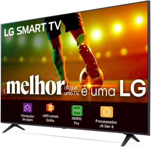Smart TV 43" LG Full HD 43LR6700 Processador α5 Ger6 AI Alexa integrado LG Channels webOS 23 compatível com Controle Smart Magic - Imagem 8