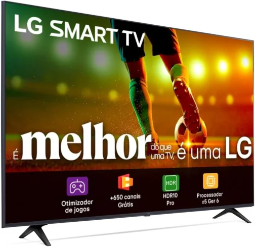 Smart TV 43" LG Full HD 43LR6700 Processador α5 Ger6 AI Alexa integrado LG Channels webOS 23 compatível com Controle Smart Magic - Imagem 9