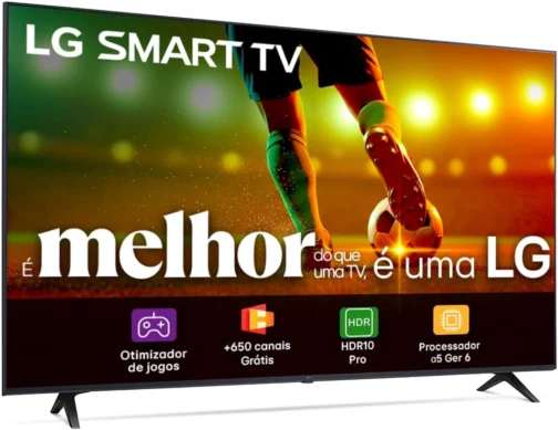 Smart TV 43" LG Full HD 43LR6700 Processador α5 Ger6 AI Alexa integrado LG Channels webOS 23 compatível com Controle Smart Magic - Imagem 10