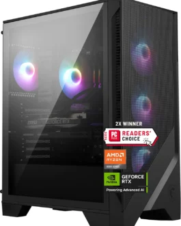 MSI Codex Z2 Gaming Desktop: AMD R7-8700F, GeForce RTX 5070, 32 GB DDR5, 2TB m.2 NVMe SSD, USB Tipo C, VR-Ready, Windows 11 Página de inicial: A8NVP-436US