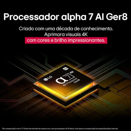 Smart TV 43' LG 43AU801C0SA 4K - Imagem 4