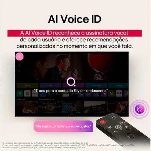 Smart TV 43' LG 43AU801C0SA 4K - Imagem 6