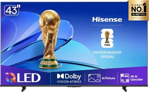Hisense Smart TV UHD 4K Hi-QLED 43" Polegadas 43Q6QV - Imagem 2
