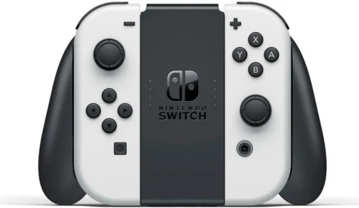 Nintendo, Console, Nintendo Switch OLED, Nacional, Portátil e Doméstico, Tela de 7 Polegadas, Bateria de até 9 Horas, 64GB de Armazenamento, Porta LAN Integrada, Áudio Aprimorado, Inclui Joy-Con com Suporte e Alças, Branco - Imagem 6