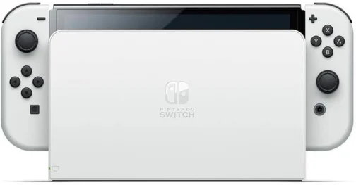 Nintendo, Console, Nintendo Switch OLED, Nacional, Portátil e Doméstico, Tela de 7 Polegadas, Bateria de até 9 Horas, 64GB de Armazenamento, Porta LAN Integrada, Áudio Aprimorado, Inclui Joy-Con com Suporte e Alças, Branco - Imagem 7