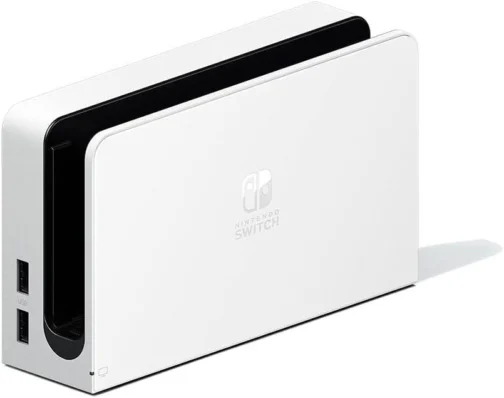 Nintendo, Console, Nintendo Switch OLED, Nacional, Portátil e Doméstico, Tela de 7 Polegadas, Bateria de até 9 Horas, 64GB de Armazenamento, Porta LAN Integrada, Áudio Aprimorado, Inclui Joy-Con com Suporte e Alças, Branco - Imagem 9