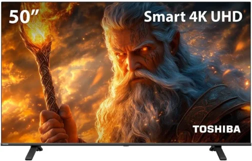 Smart TV DLED 50" 4K Toshiba VIDAA 3 HDMI 2 USB Wi-Fi - Imagem 2