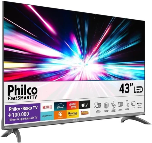 Smart TV 43" Philco Roku TV HDR10 Dolby Áudio - Imagem 4