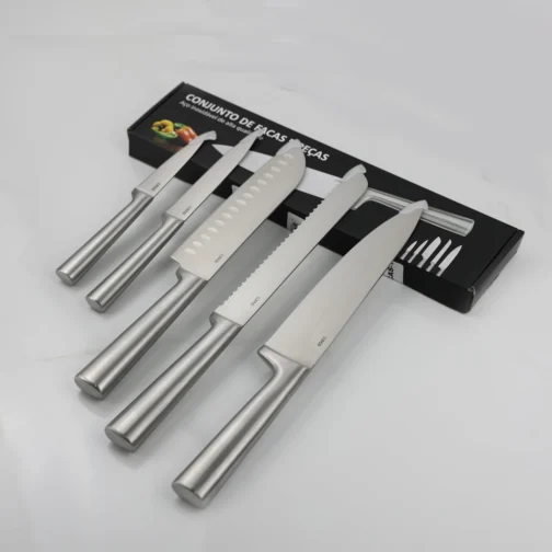 LUMAI Jogo de Facas Cozinha Grande Zurich, Kit 5 Peças Aço Inox Stain Free - Imagem 12
