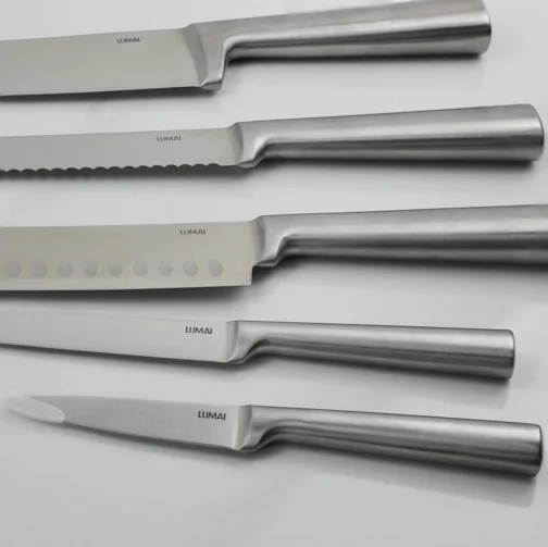 LUMAI Jogo de Facas Cozinha Grande Zurich, Kit 5 Peças Aço Inox Stain Free - Imagem 13