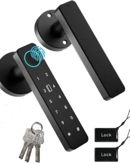 4 em 1 Fechadura Eletronica Digital, Biométrica Reconhecimento De Impressões Fechadura Porta Inteligente, Fechadura Eletrônica Para Quartos, Residências, Hotéis E Escritórios