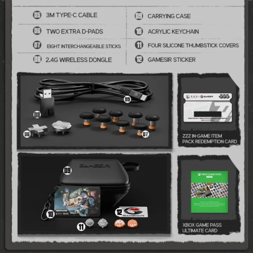 GameSir G7 Pro Zenless Zone Zero Edition Wireless Controller for Xbox, PC & Android - Imagem 5