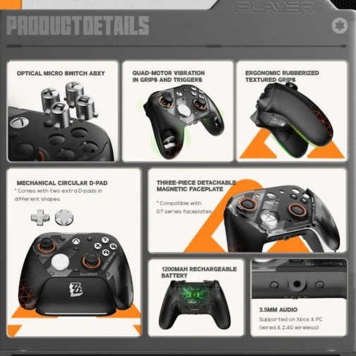 GameSir G7 Pro Zenless Zone Zero Edition Wireless Controller for Xbox, PC & Android - Imagem 10