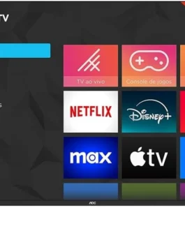 Smart TV LCD LED 32″ AOC 32S5155/78G – Wi-Fi, HD, Quad Core, Dolby Áudio, 60 Hz